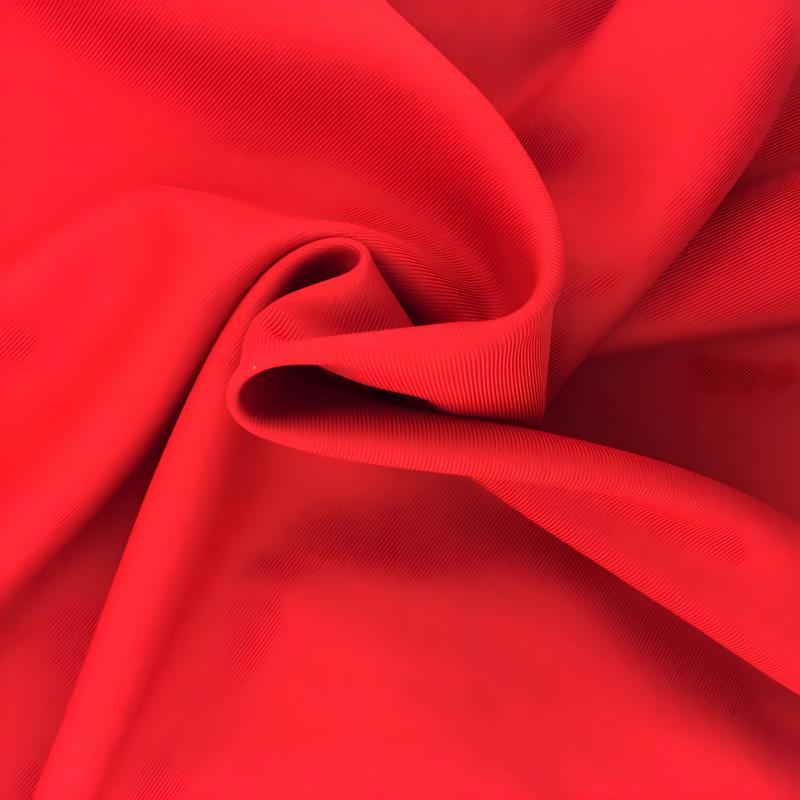 Červené dámske šaty seksuali ilgomis rankovėmis ir atlapais-LT