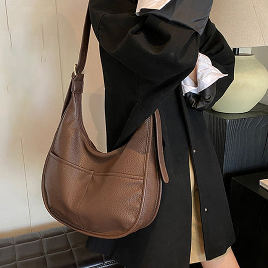 Madingas kryžminio kūno krepšys su reguliuojamu dirželiu ir didele talpa-LT