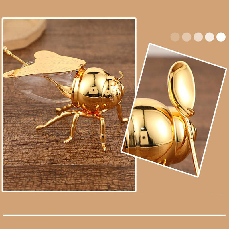 🍯Kreatívna retro nádoba na med v tvare včely-SK