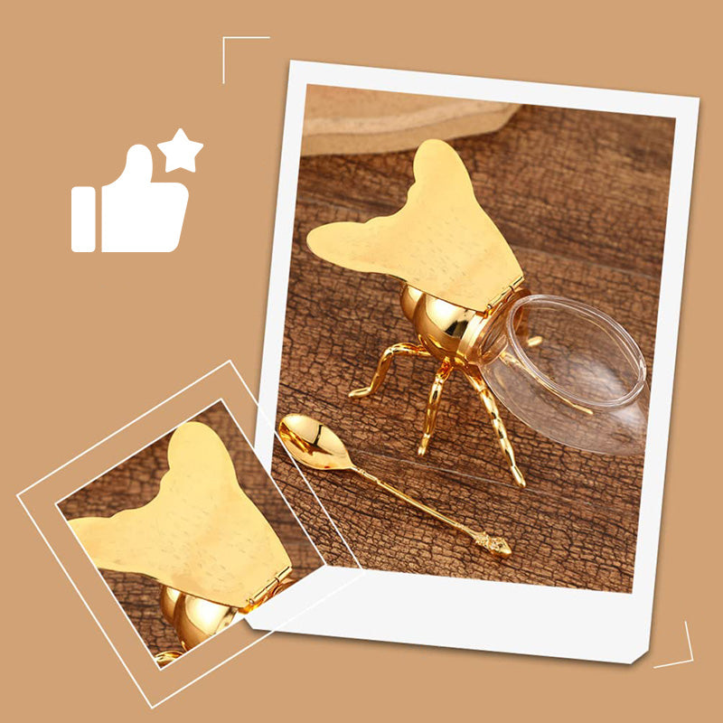 🍯Kreatívna retro nádoba na med v tvare včely-SK