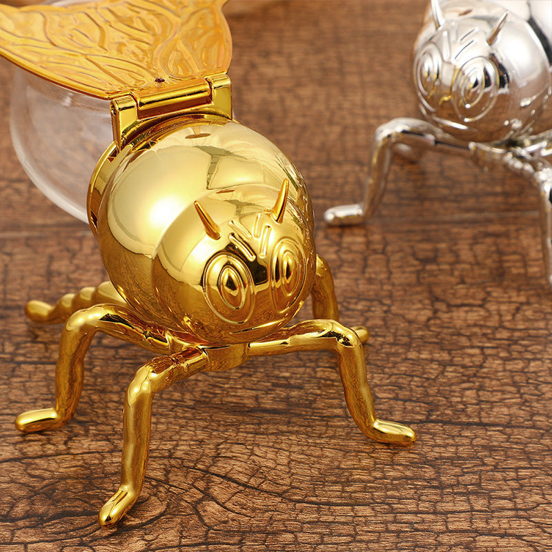 🍯Kūrybiškas bitės formos retro medaus indelis-LT