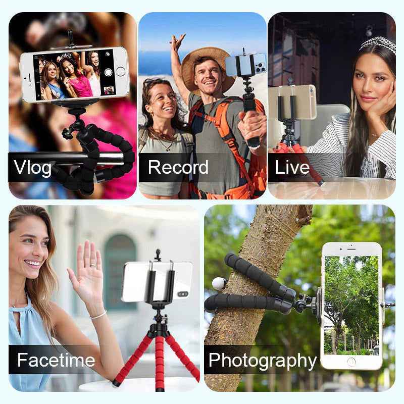 Sponge Tripod Shooting Držiak mobilného telefónu-GR