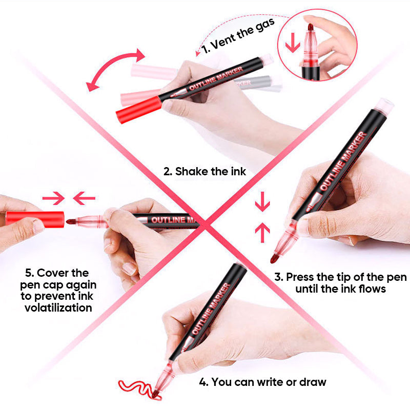 🎁Kreatívne dásakky ZĽAVA 49% -🎁Lightstick Graffiti Pens-SK