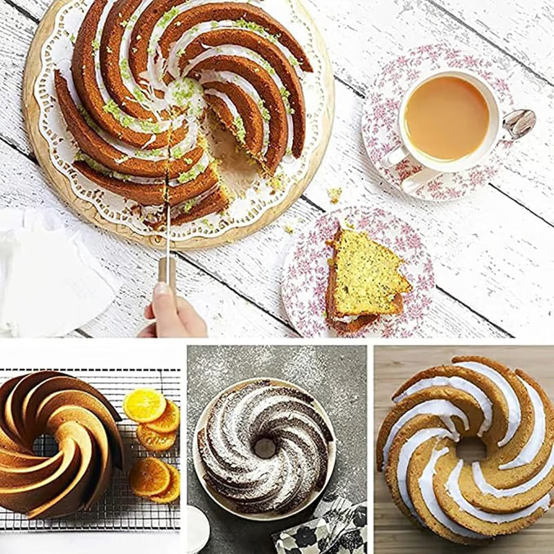 Σετ φόρμας κέικ σιλικόνης για εύκολο ψήσιμο-GR