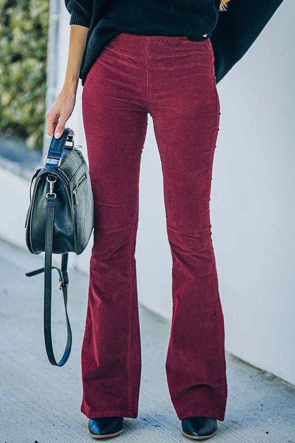 Itin plonos velvetinės elastinės kelnės aku liemeniu-LT