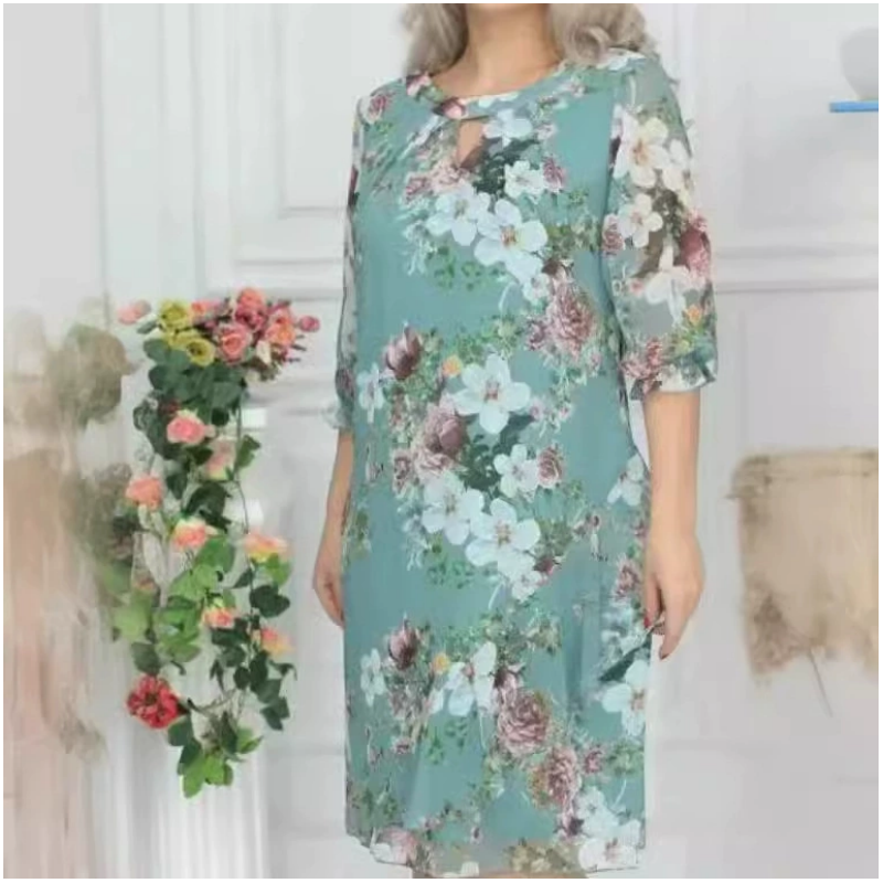 💝Dámske čáty po kolená s floral printou-SK