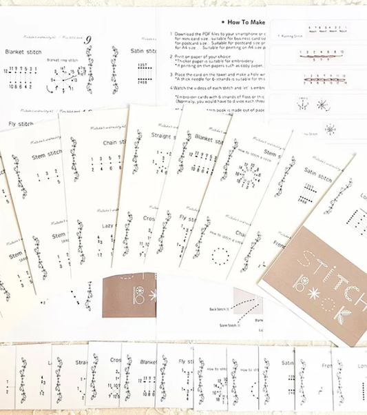 🎁 Cały sklep!🔥 Kreatywna mini książka o szyciu