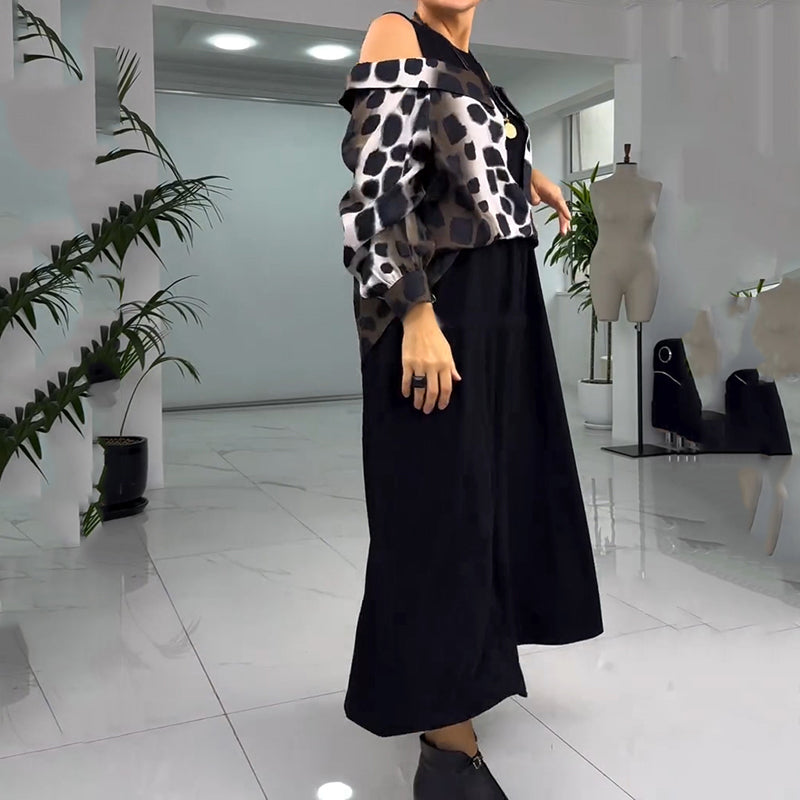 💐2025 Αποκλειστικό φόρεμα χωρίς τιράντες με λεοπάρ print【S-4XL】-LT