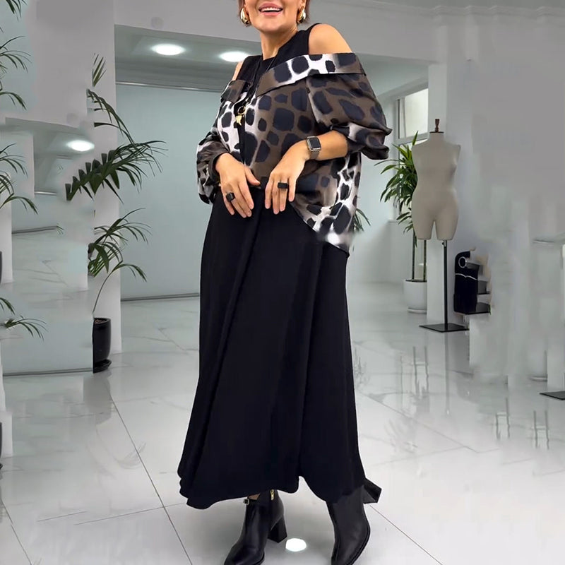 💐2025 Αποκλειστικό στράπλες δωρεάς με λεοπάρ στάμπα【S-4XL】-GR