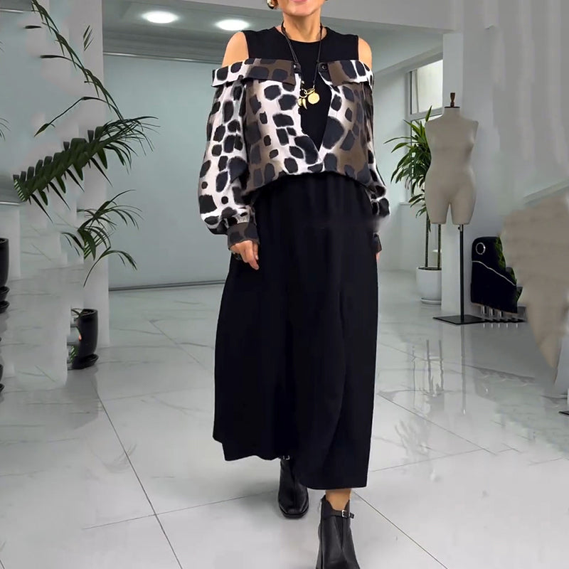 💐2025 Αποκλειστικό στράπλες δωρεάς με λεοπάρ στάμπα【S-4XL】-GR