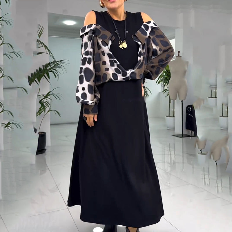 💐2025 Αποκλειστικό στράπλες δωρεάς με λεοπάρ στάμπα【S-4XL】-GR