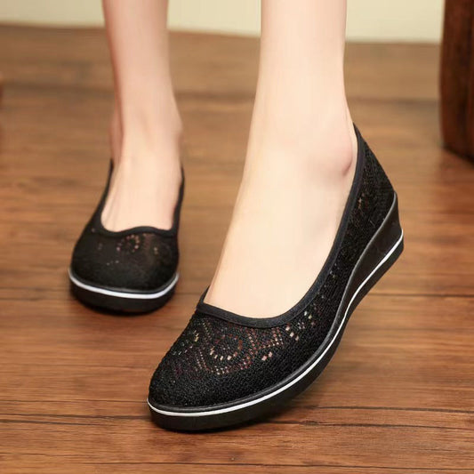 Kvėpuojantys, neslystantys moteriški batai su platforma-LT