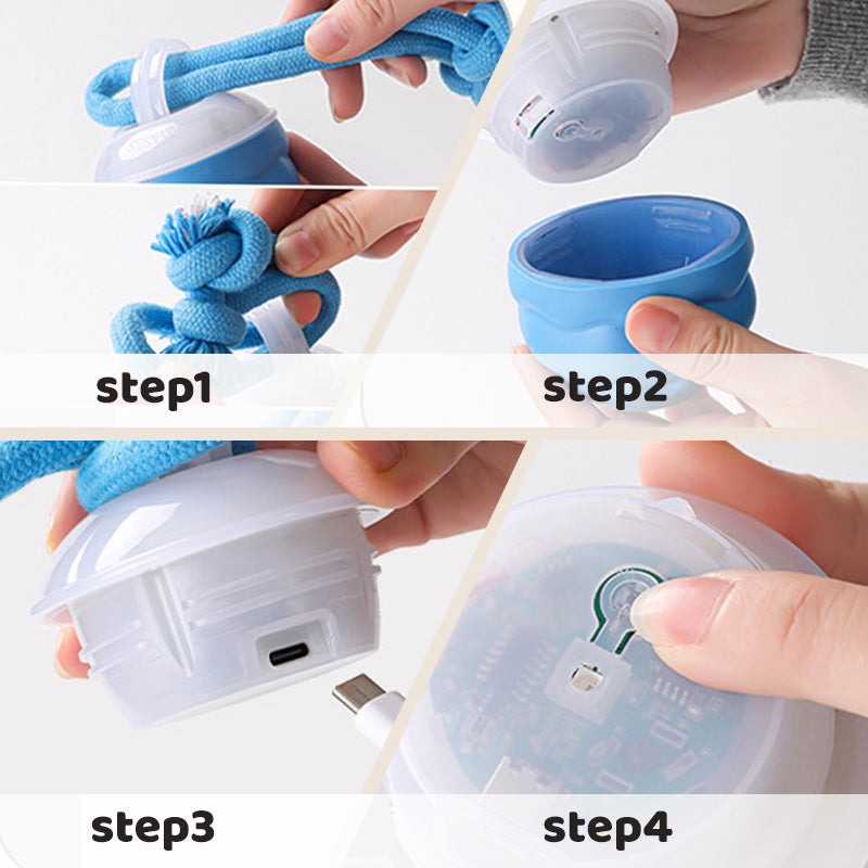 🐶Interaktyvus elektroninis raminamasis kamuoliukas augintiniams-LT