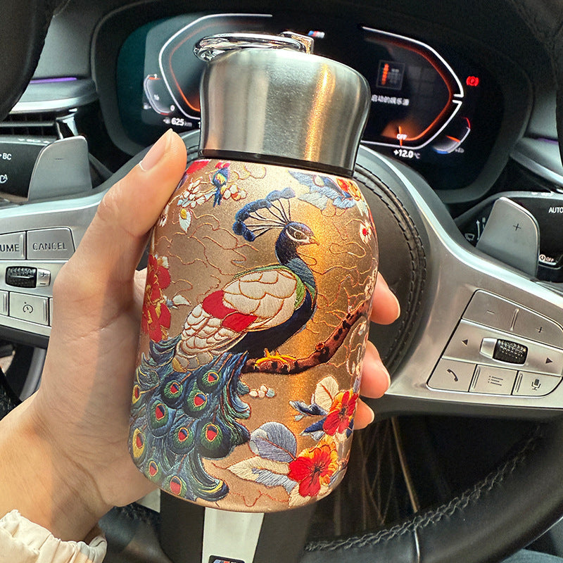 Stilingas ir nešiojamas izoliuotas vandens butelis-LT