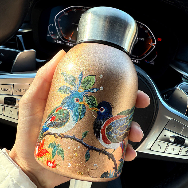 Κομψό και φορητό μονωμένο μπουκάλι νερού-GR