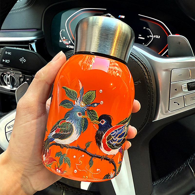 Stilingas ir nešiojamas izoliuotas vandens butelis-LT