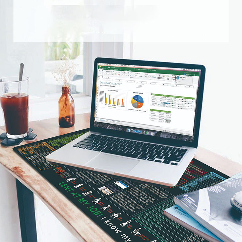 🔥 Atsparus dėmėms, neslystantis stalo kilimėlis biurams 🧠💻-LT