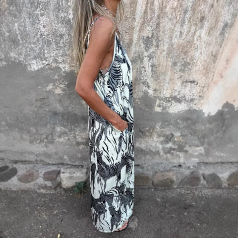 💙Γυναικείο φόρεμα με φούστα και φούστα-GR