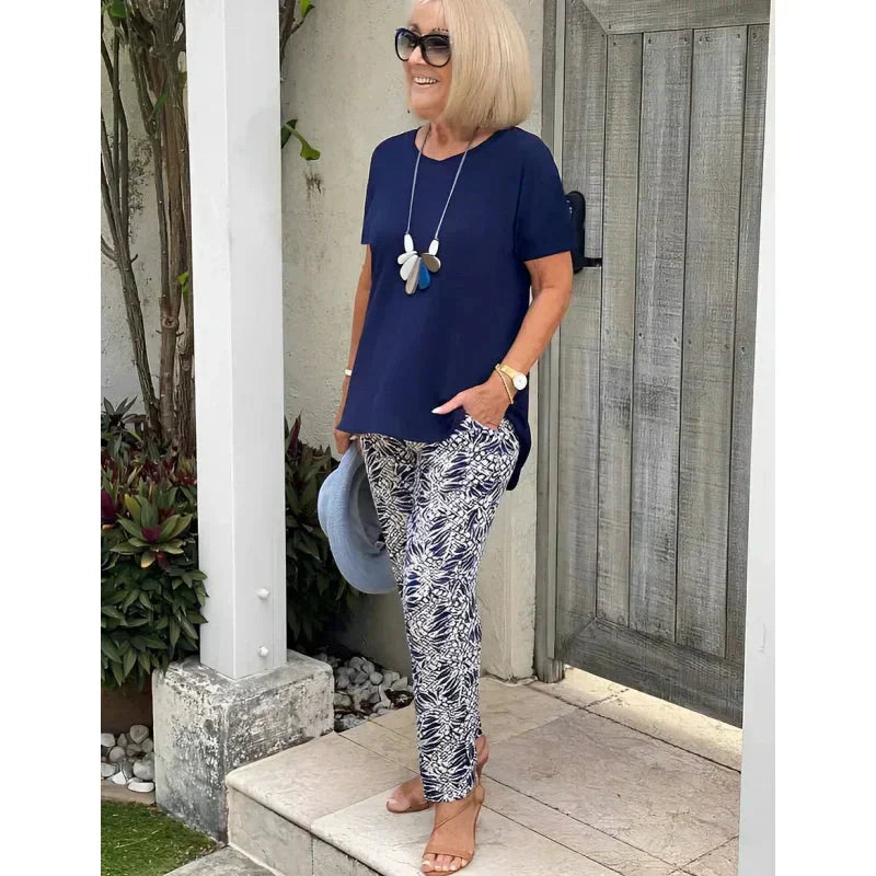 Moteriškas dviejų dalių kasdieninis komplektas-LT