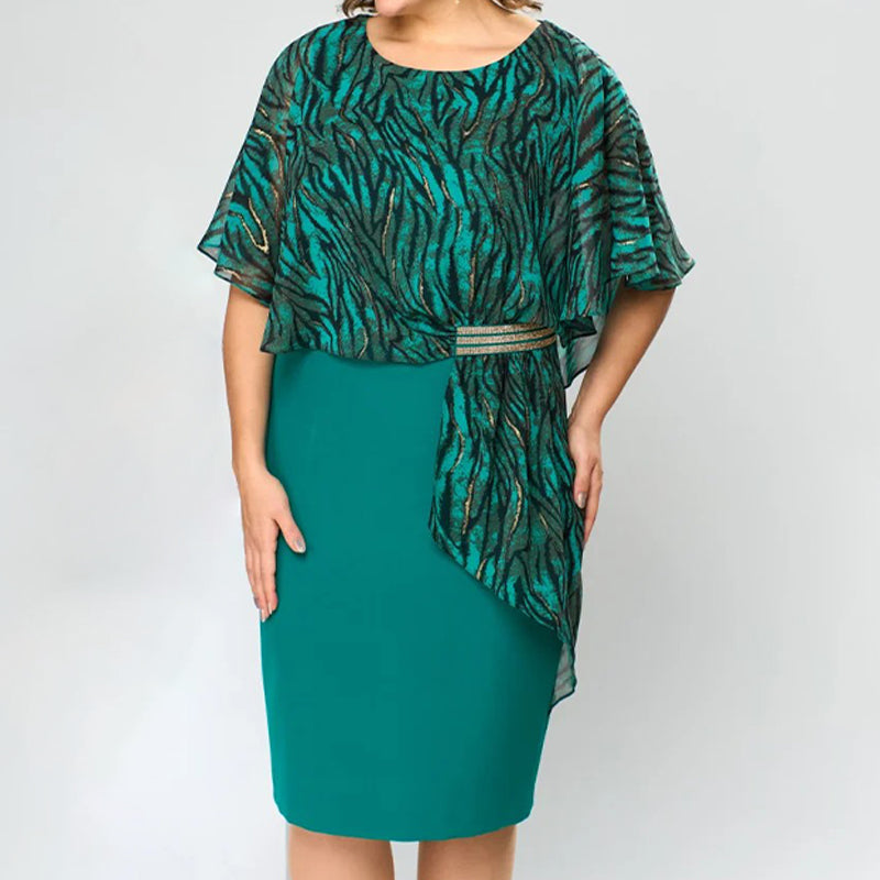 💝Elegantiška moteriška šifono suknelė-LT