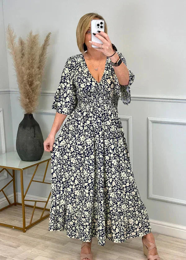 💥🔥Klojuota suknelė su leopardo raštu-LT