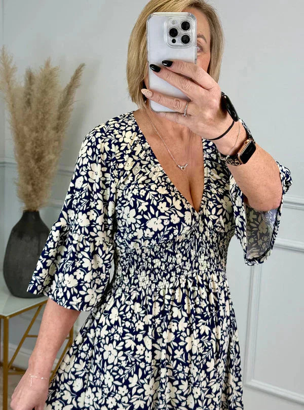 💥🔥Πλιέ φόρεμα με λεοπάρ μοτίβο-GR