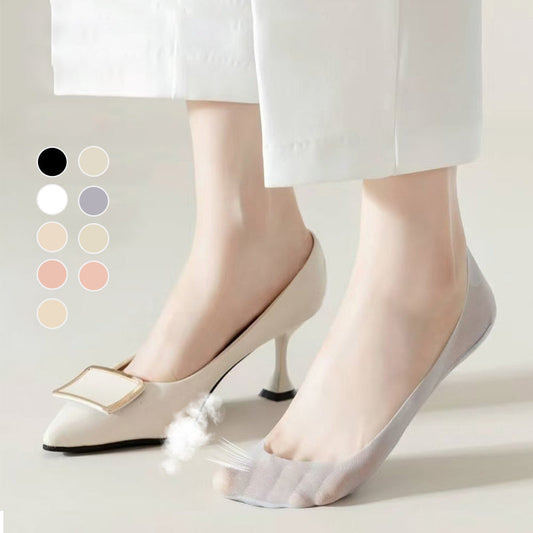 🔥Καλοκαιρινές Εκπτώσεις 🔥 Γυναικείες Διαφανείς Κάλτσες με Χαμηλό Κόψιμο και Αόρατο Δίχτυ-GR