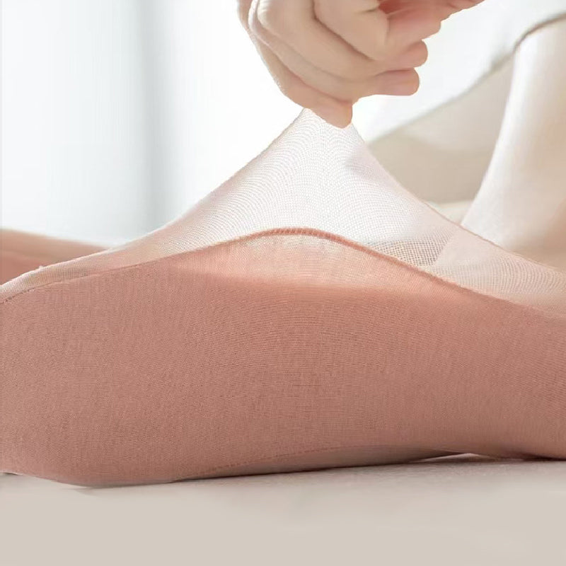 🔥Vasaros išpardavimas 🔥 Moteriškos permatomo tinklelio žemo kirpimo nematomos tinklelio kojinės-LT