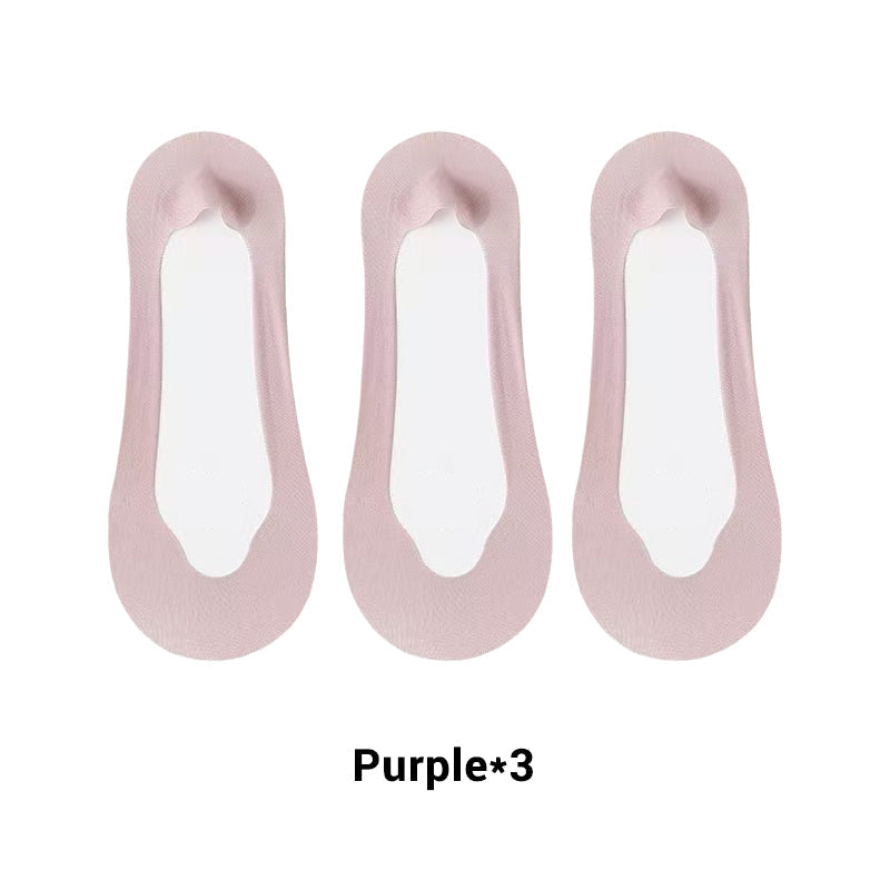 🔥Καλοκαιρινές Εκπτώσεις 🔥 Γυναικείες Διαφανείς Κάλτσες με Χαμηλό Κόψιμο και Αόρατο Δίχτυ-GR