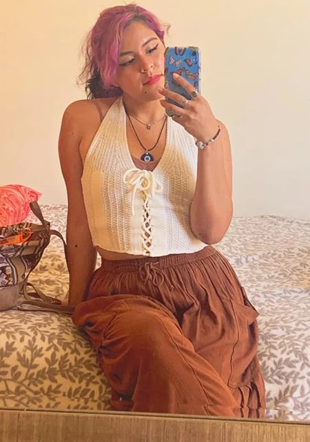 🍁Ελαφρύ βαμβακερό παντελόνι με ψηλή μέση-GR