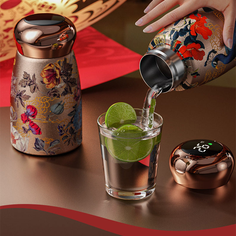 🧉Vintage Φορητή Έξυπνη Μονωμένη Κούπα-GR