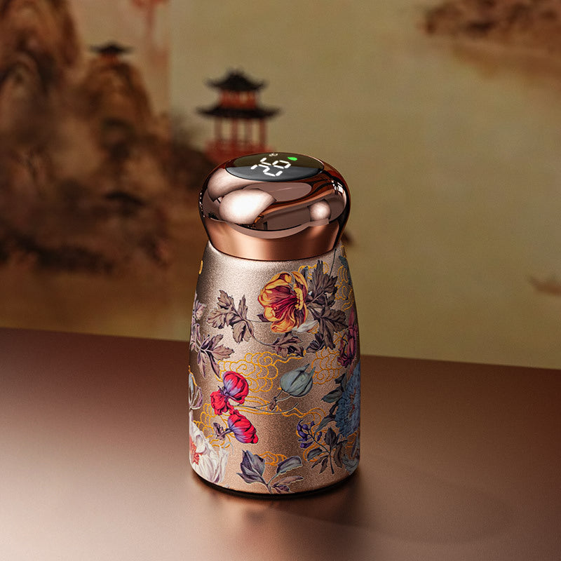 🧉Vintage Φορητή Έξυπνη Μονωμένη Κούπα-GR