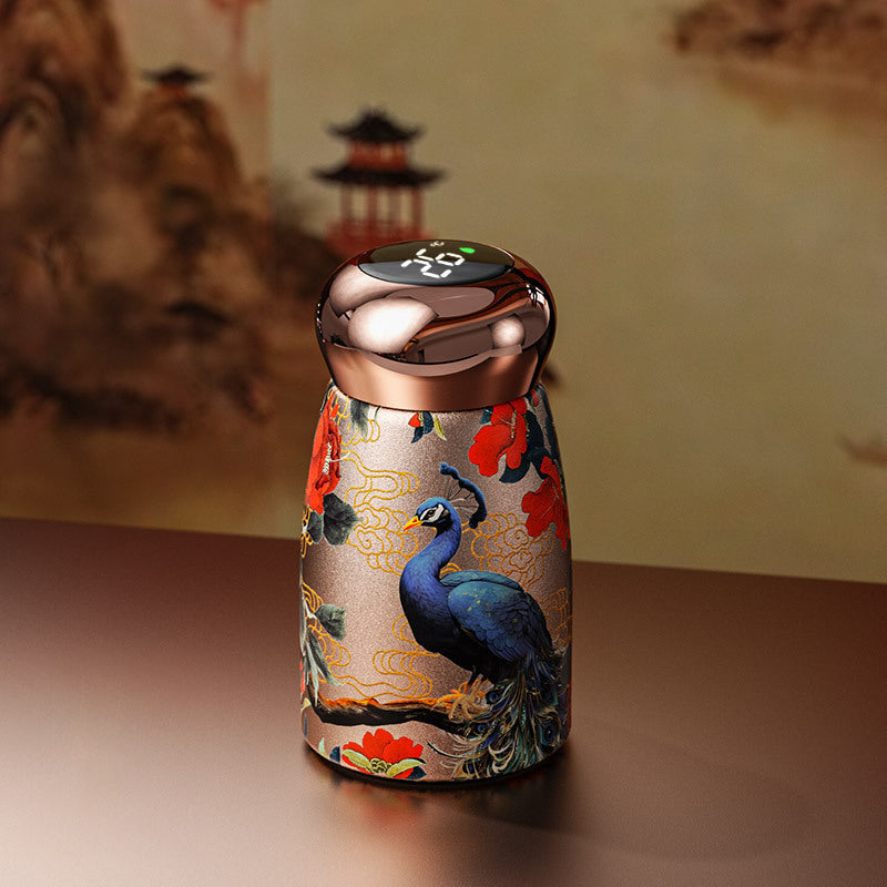 🧉Vintažinis nešiojamas išmanusis izoliuotas puodelis-LT