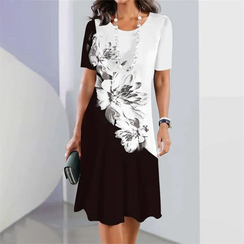 Moteriška A formos midi suknelė-LT