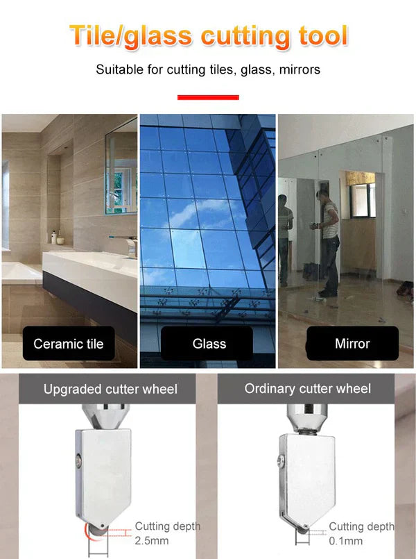 🔥50 % NUOLAIDA ribotą laiką🔥Rankinė plytelių / stiklo pjaustyklė-LT