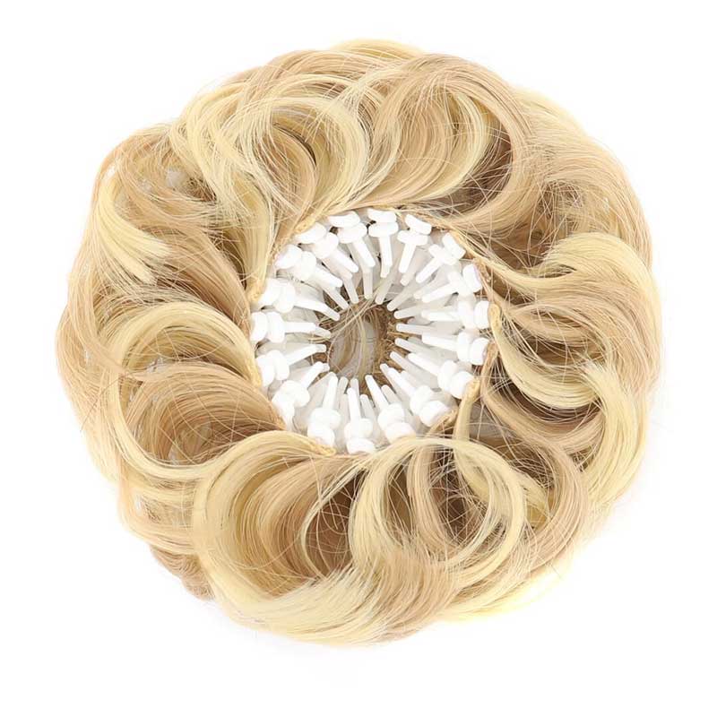 💁‍♀️ Ένας γενναιόδωρος κότσος από συνθετικά μαλλιά με ρυθμιζόμενο κούμπωμα-GR