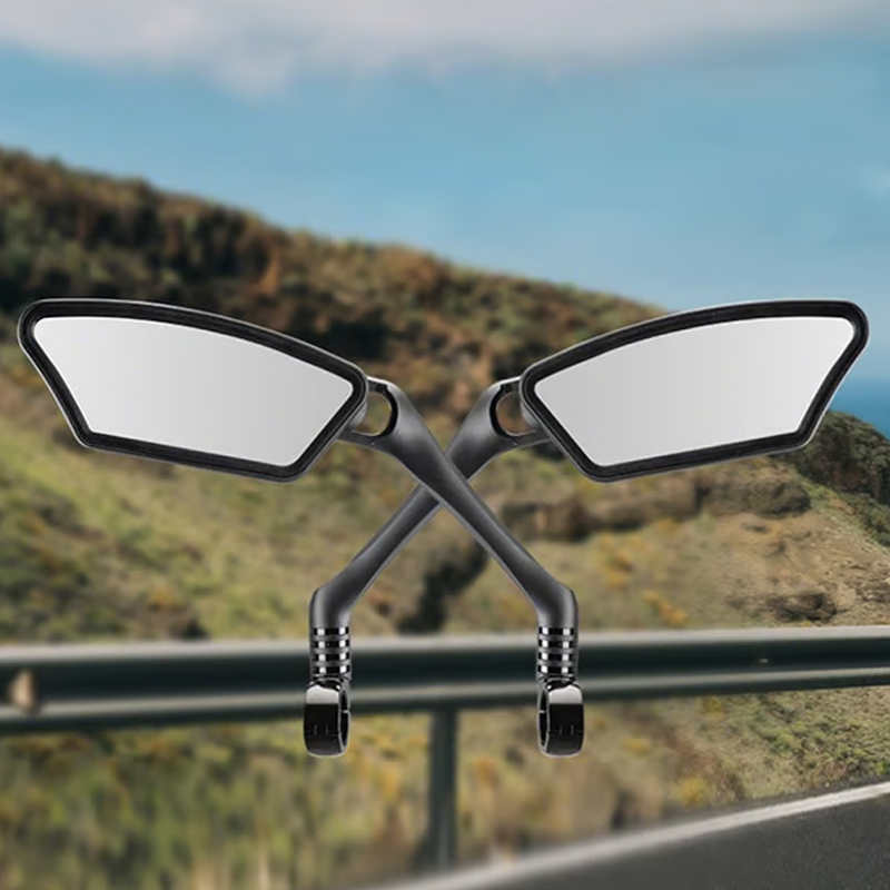 Reguliuojamas 360 laipsnių kampu besisukantis dviračio galinio vaizdo veidrodėlis-LT