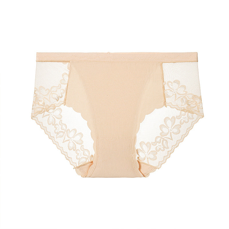 🥰💥Seksualios nėriniuotos moteriškos kelnaitės su gėlėmis-LT