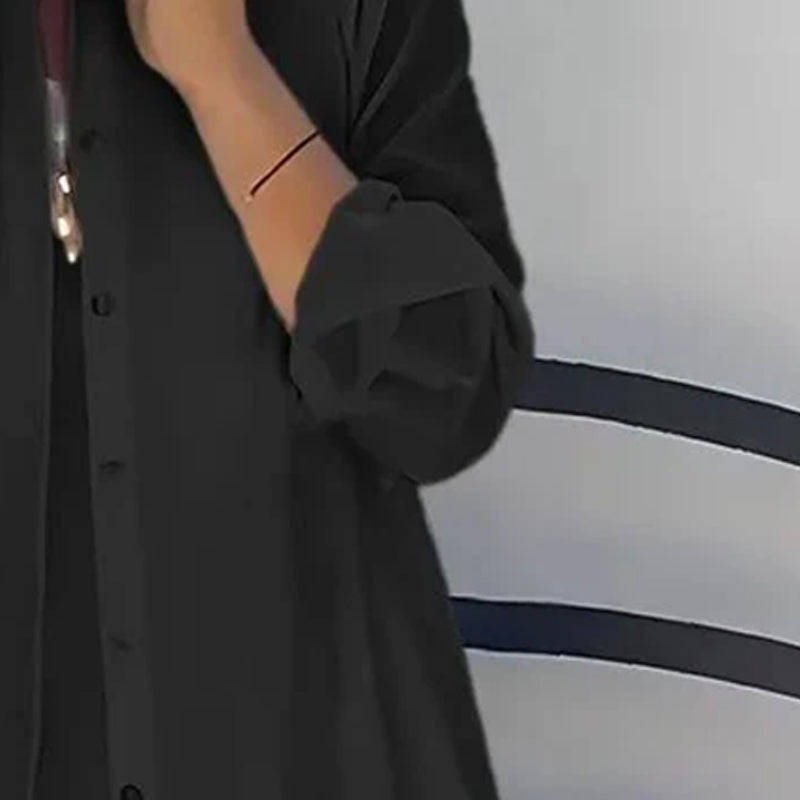 🌸🎗️Moteriška berankovė suknelė ir nėriniuotas megztinis-LT