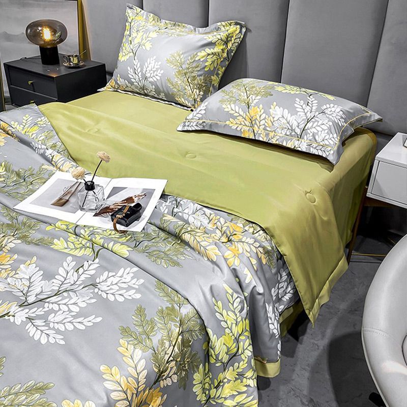 🎈✨ Πλένεται, παγωνεία, Αναπνέει το καλοκαιρινό πάπλωμα σε σετ 4 τεμαχίων-GR