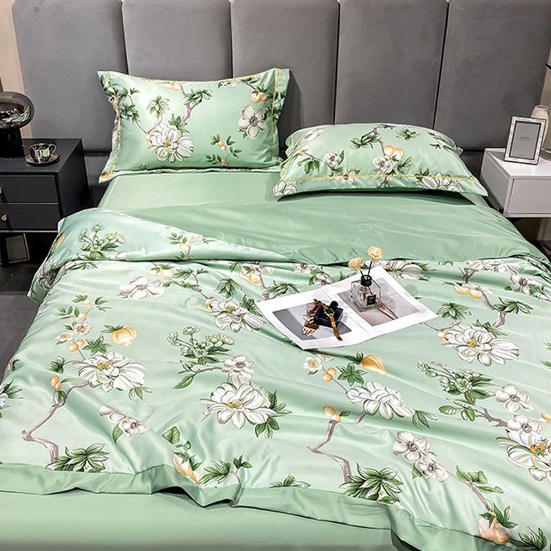 🎈✨ Πλένεται, παγωνεία, Αναπνέει το καλοκαιρινό πάπλωμα σε σετ 4 τεμαχίων-GR