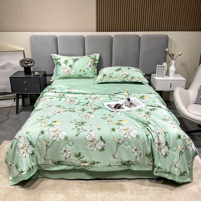 🎈✨ Πλένεται, παγωνεία, Αναπνέει το καλοκαιρινό πάπλωμα σε σετ 4 τεμαχίων-GR