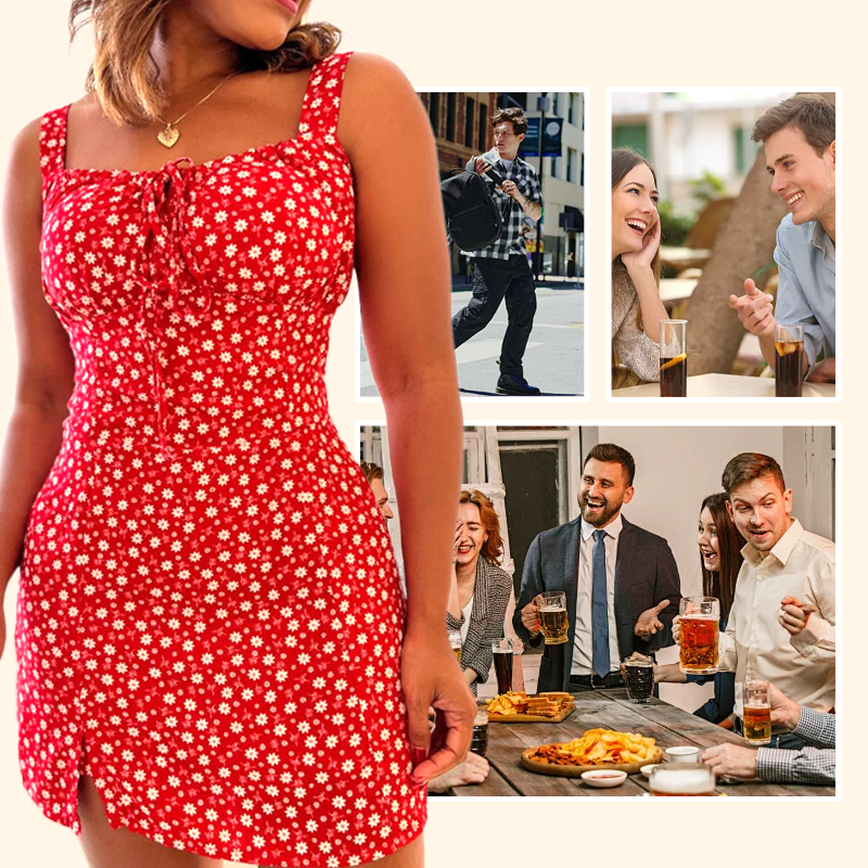 🌸Μίνι φόρεμα με φλοράλ print και τιράντες-GR