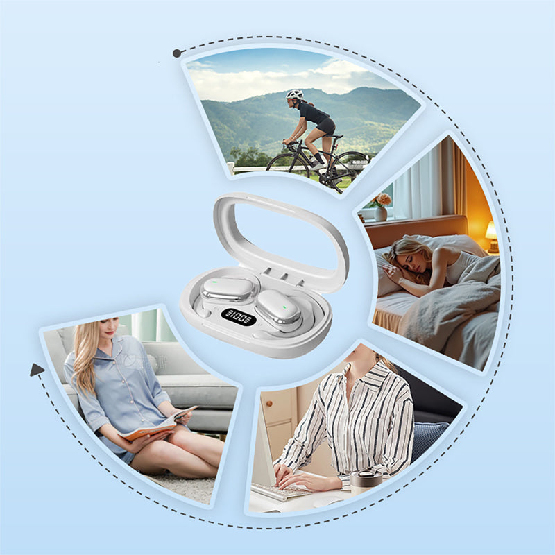 Sportinės belaidės išmaniosios triukšmą slopinančios Bluetooth ausinės-LT