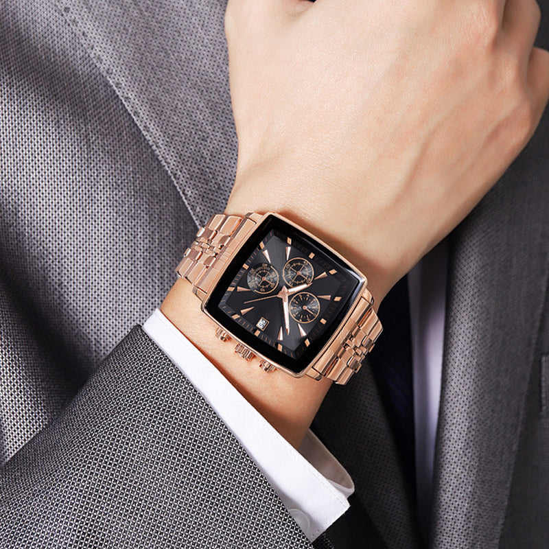 ⌚Πολυλειτουργικό αδιάβροχο ρολόι χαλαζία για άνδρες-GR