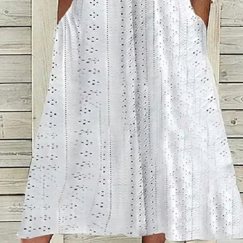 Elegantiška moteriška suknelė su V formos iškirpte-LT