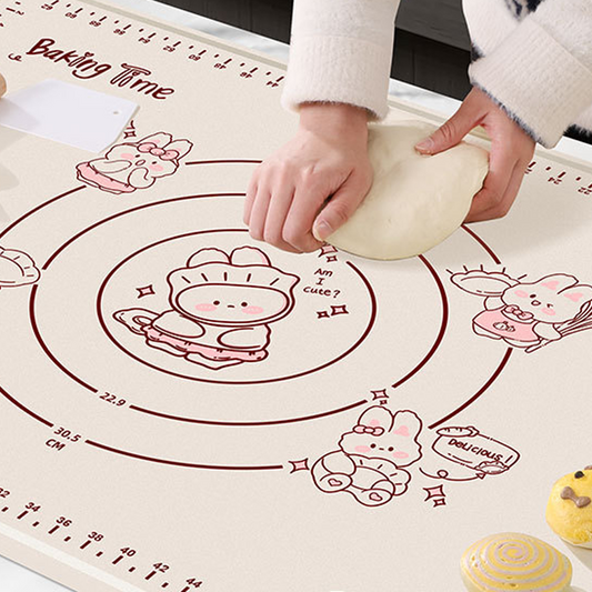 Silikoninis tešlos kilimėlis su nelimpančiu paviršiumi-LT