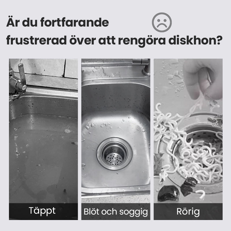 Patogi šiukšliadėžė virtuvės kriauklei-LT