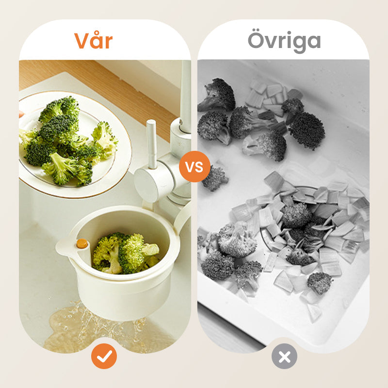 Patogi šiukšliadėžė virtuvės kriauklei-LT