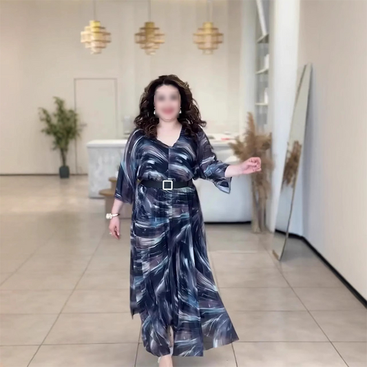 🌸Κομψά γυναικεία φορέματα με V λαιμόκοψη-GR